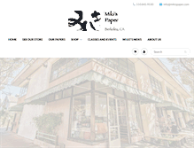 Tablet Screenshot of mikispaper.com
